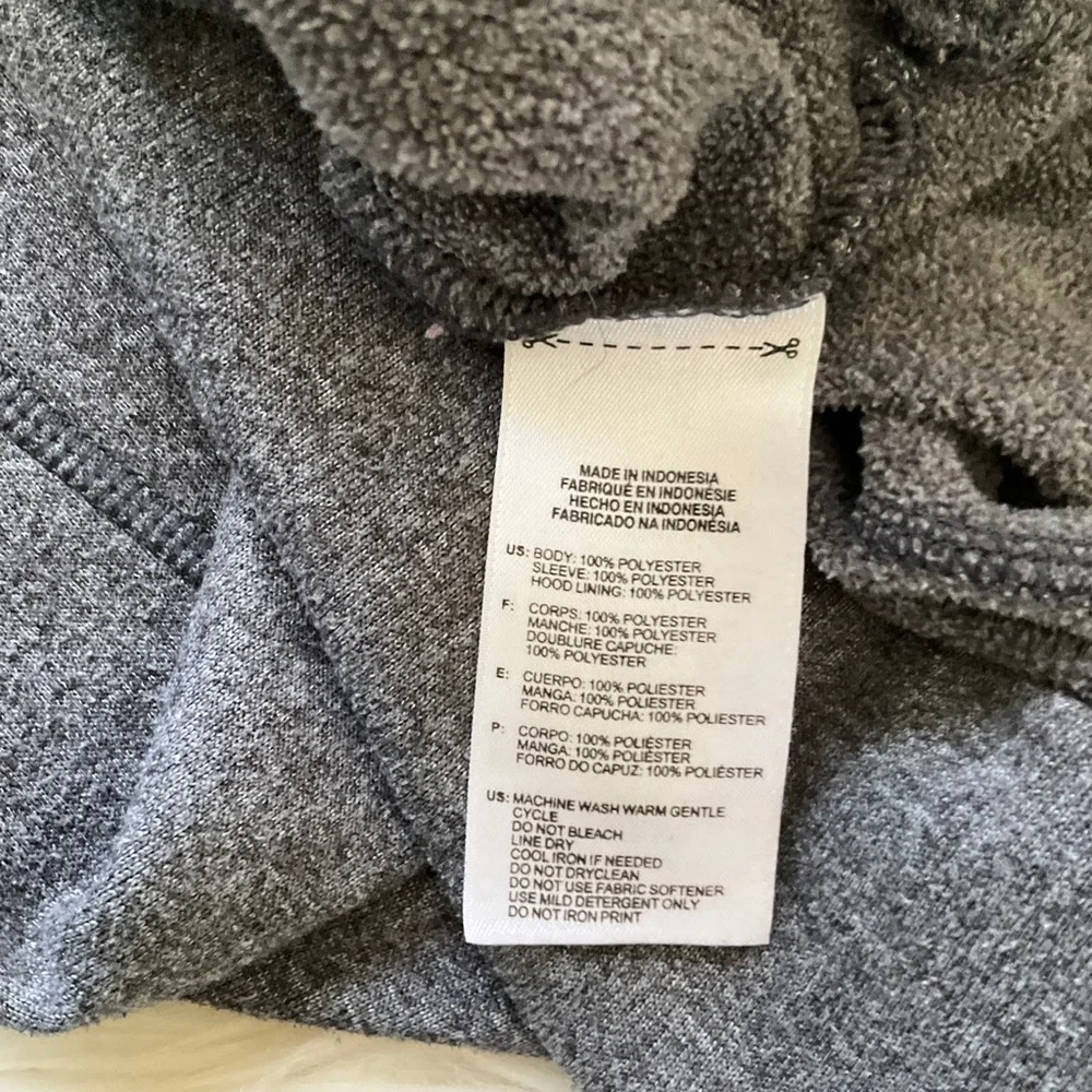 Adidas Ultimate Gray Hoodie "Fight Like Hell" Cancer Small - Picture 9 of 9